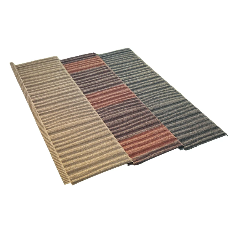 Stone-coated metal galvalume sheets with a 50-year lifespan for homes and villas