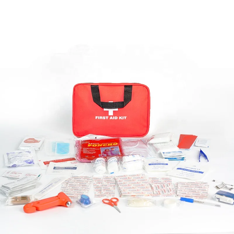 
Customized Medical First Aid Kit With Supplies Bag Large Capacity Variety First Aid Survival Kits 