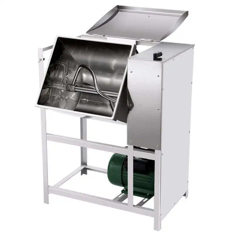 High Efficient Heavy Duty Dough Maker Mixing Flour Bread Pizza Kneading Machine Small Size Spiral Home Dough Mixer