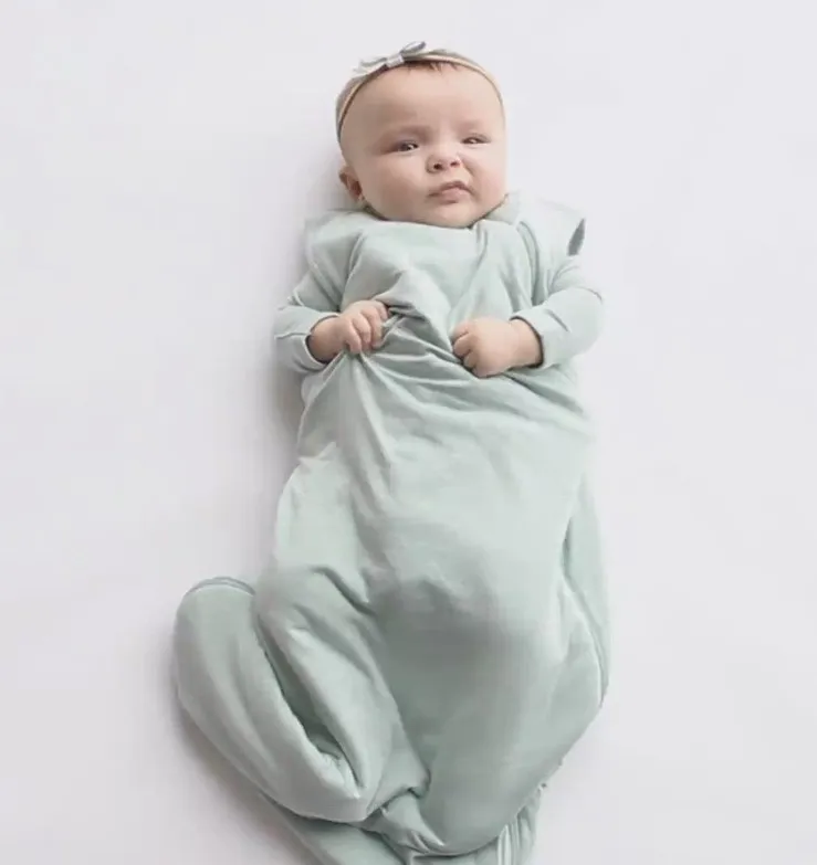 High Quality Newborn Spring Autumn Baby Swaddle Soft Sleeping Bag 0.5 Tog Bamboo Sleep Sack