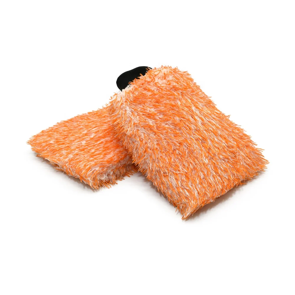 GlossOnly Maximum Absorbancy Glove High Density Microfiber Premium Car Wash Mitt Scrath Free Perfect For Everyday Detailing