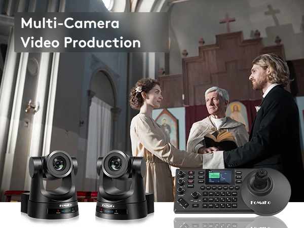 FoMaKo OEM ODM PTZ Camera and PTZ Controller for Education 20X HDMI 3G-SDI IP PoE HDMI PTZ Camera FoMaKo Camera Controller