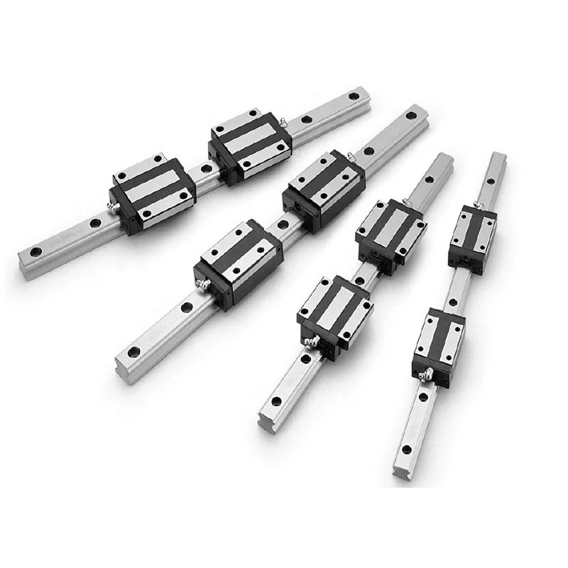 China Factory 15mm width linear guide rail with slide block no flange HGR15