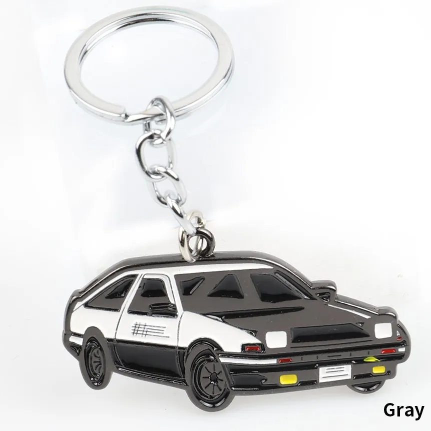 New car model key chain pendant metal gift accessories modified enamel keychains