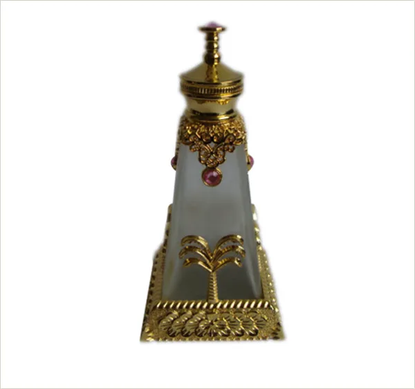 Personal Care Luxury Refillable Middle East Arabian Metal Perfume Bottle