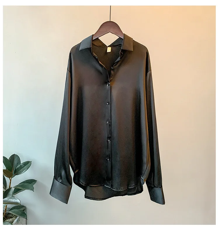Summer Shirts Blouses Women Casual Top Autumn Winter Korean Long Sleeve Button Sweet Casual Office Lady Shirt
