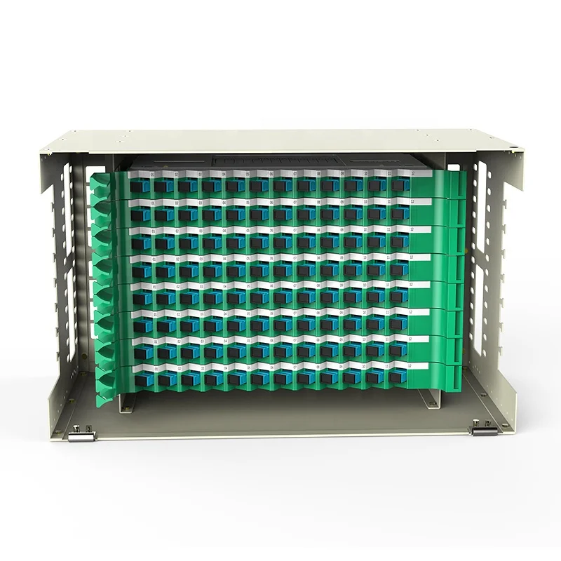 FTTH 12 24 48 96 Core 19' installation ODF Optic Fiber Distribution Frame indoor odf with sc upc adapter