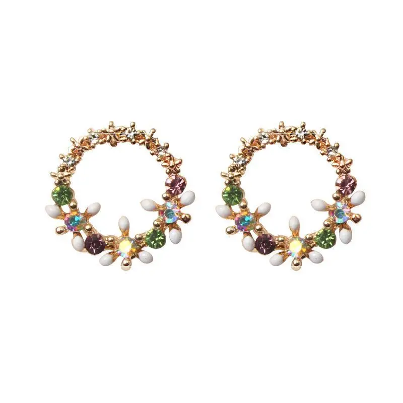 YK Korea Earrings Products China Wholesale Top Quality Women Jewellery New Hot Selling Stud Earrings