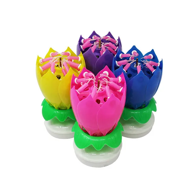 Wholesale Sunflower Rose Gold Private Label Sparkler Candle Custom Home Decoration Candle Birthday