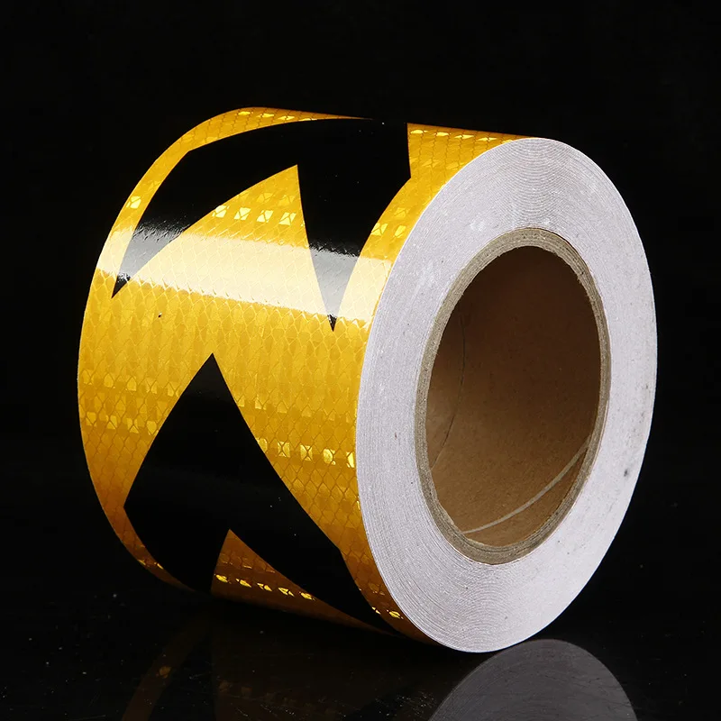 2inch Truck PVC Reflective Tape Reflector Industrial Safety Arrow Tape for Trailers Vehicles Conspicuity Tape