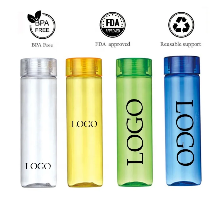 
china clear sports drinking bpa free tritan plastic voss water bottles with custom logo 