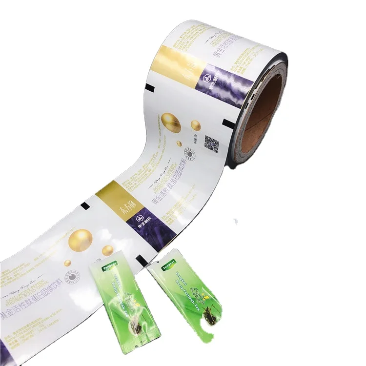 Food Packaging Plastic Roll Film Automatic Coffee Sachet Powder Coffee Single Serve Stlck Plastlc Packaging Film Roll