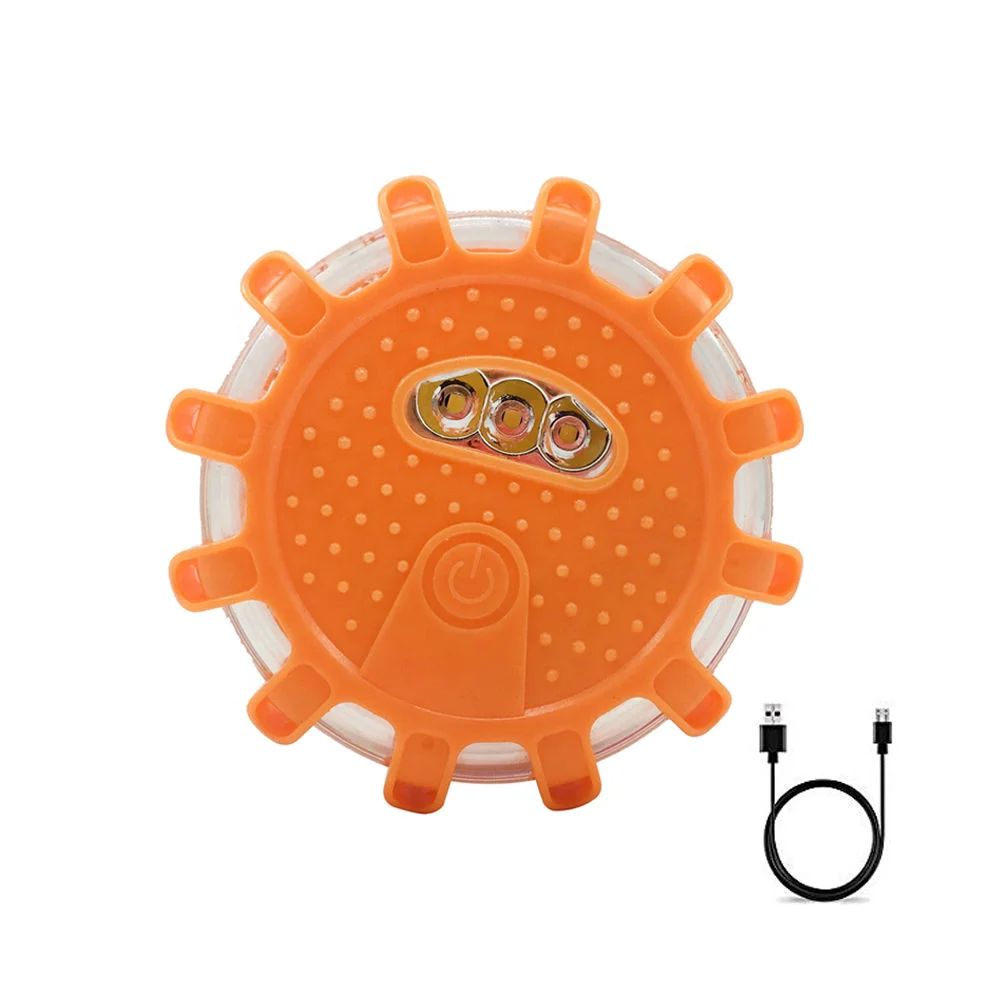 Emergency light car warning light led car roof magnetic suction Led road traffic flares Emergency signal flashing light