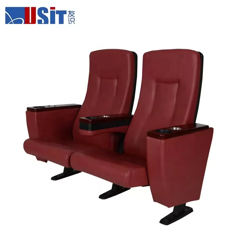 High quality Armrest adjustable 3d cinema chair Durable movie theater chair