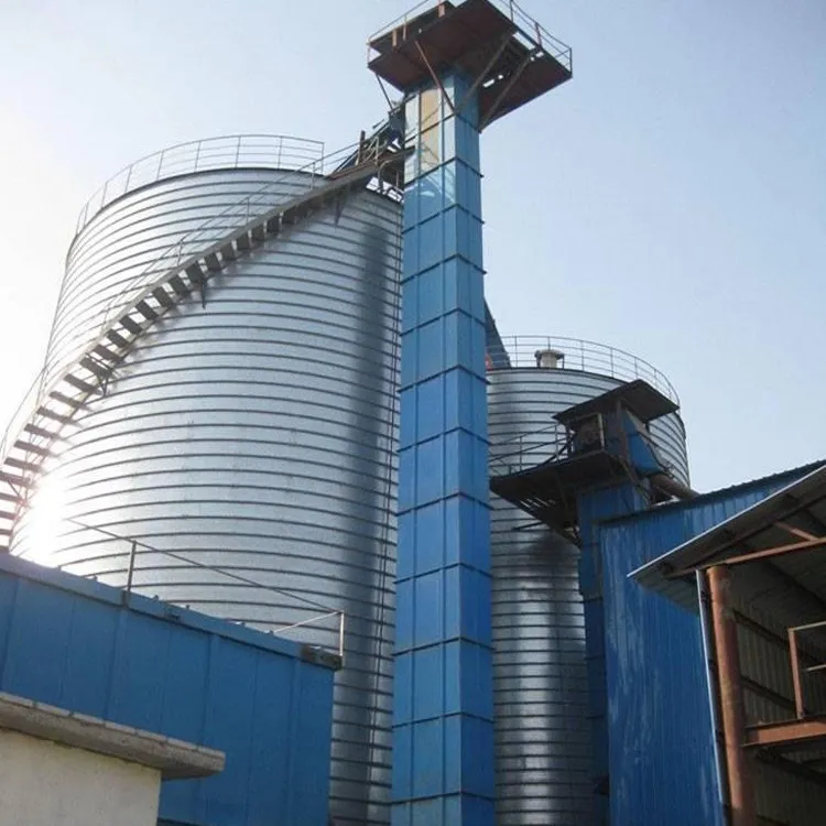 NE50 cement silo bucket elevator grain tank silo vertical conveyor plate chain bucket elevator