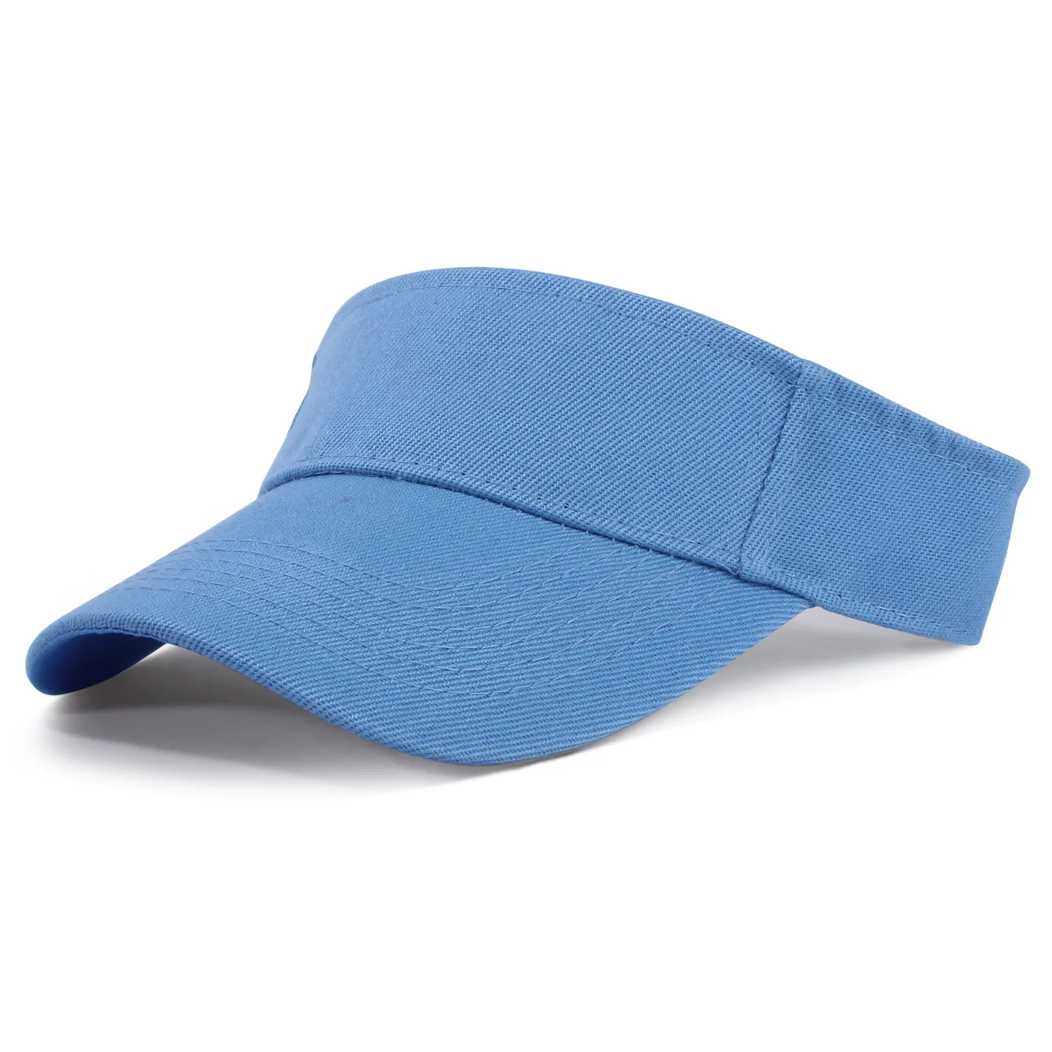 High Quality Breathable Adjustable 100% Polyester Outdoor Cap Run Custom Sun Visor Cap Hat