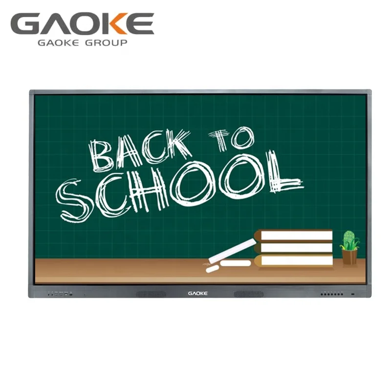 GAOKEview 75 Inch Multi Touch Smart Board Interactive Flat Panels Wholesale Prices Smart Board For Education