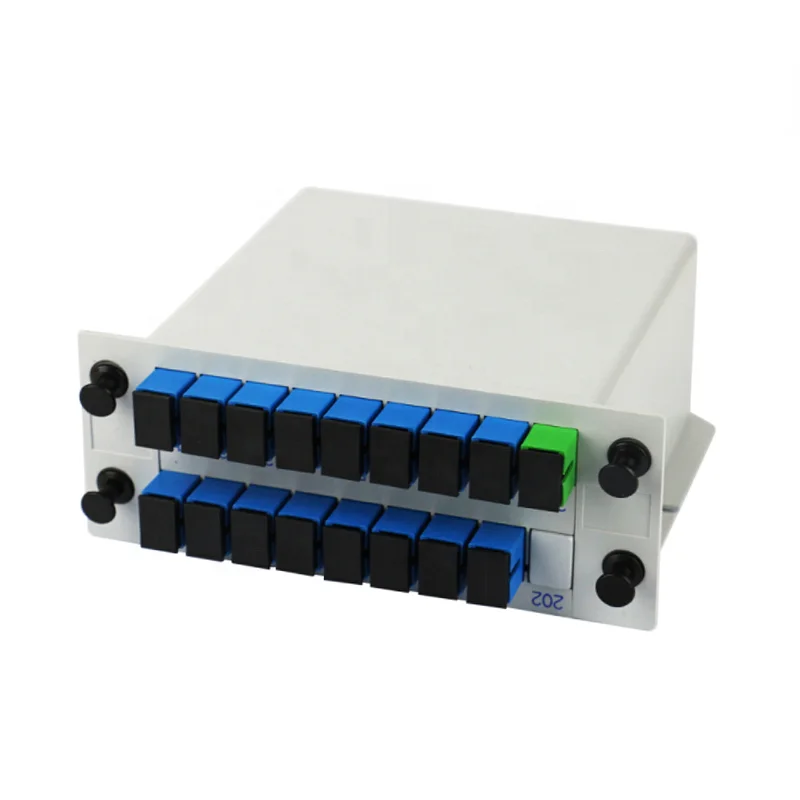 PLC Plug-in Cassette Splitter Passive Fiber Optic Splitter