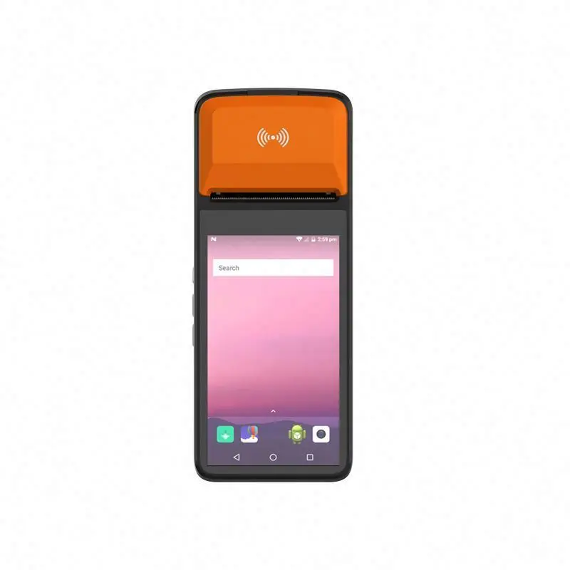 Заводская цена Android 8 1 pos-система все в одном ручной кассовый аппарат умный pos-терминал с принтером Мобильный