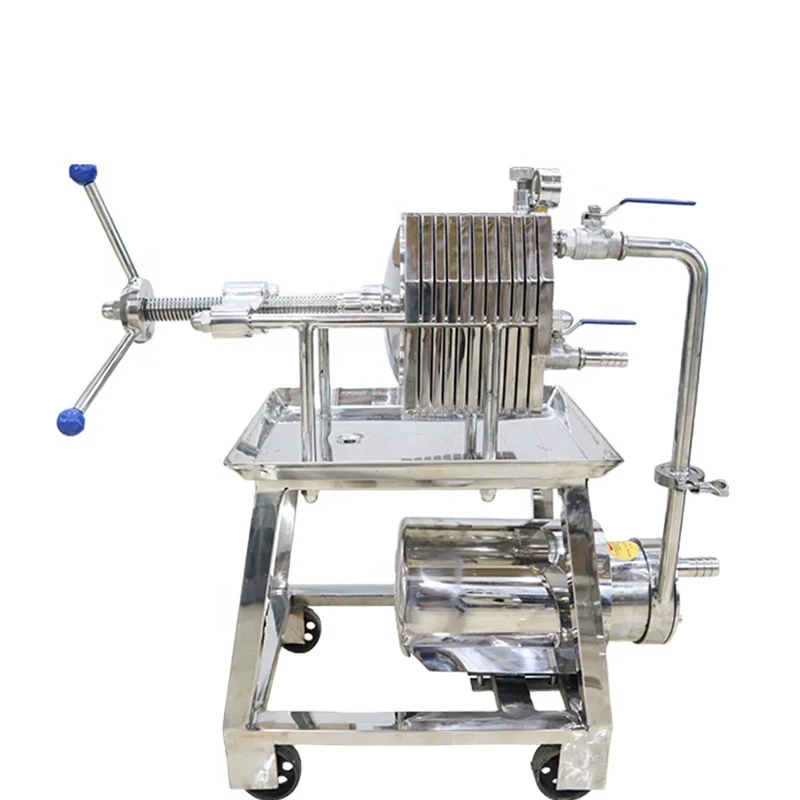 0.1-10 um Stainless Steel Plate Frame Multi-layer Filter for Sugar