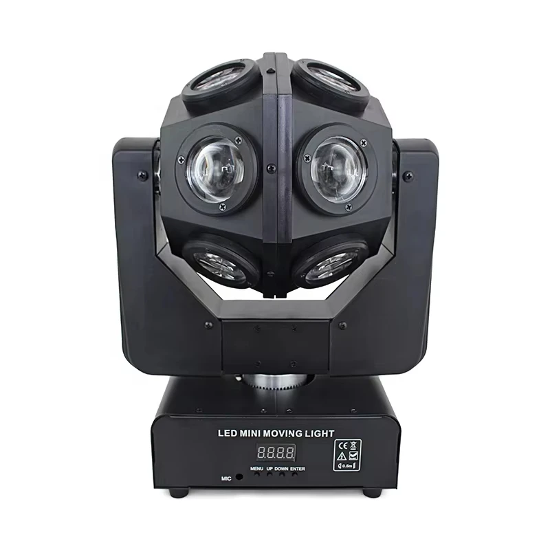 Factory price 10W*12pcs RGBW 4IN1 led Double Arms Beam Light Led Dj Stage Light Disco Ball Laser Light