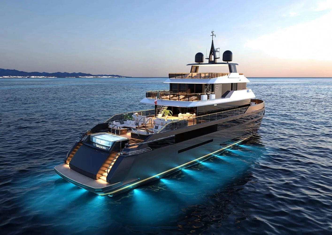 JNCN новый дизайн Hypalon RIB роскошная яхта супер-Стекловолоконная на заказ супер