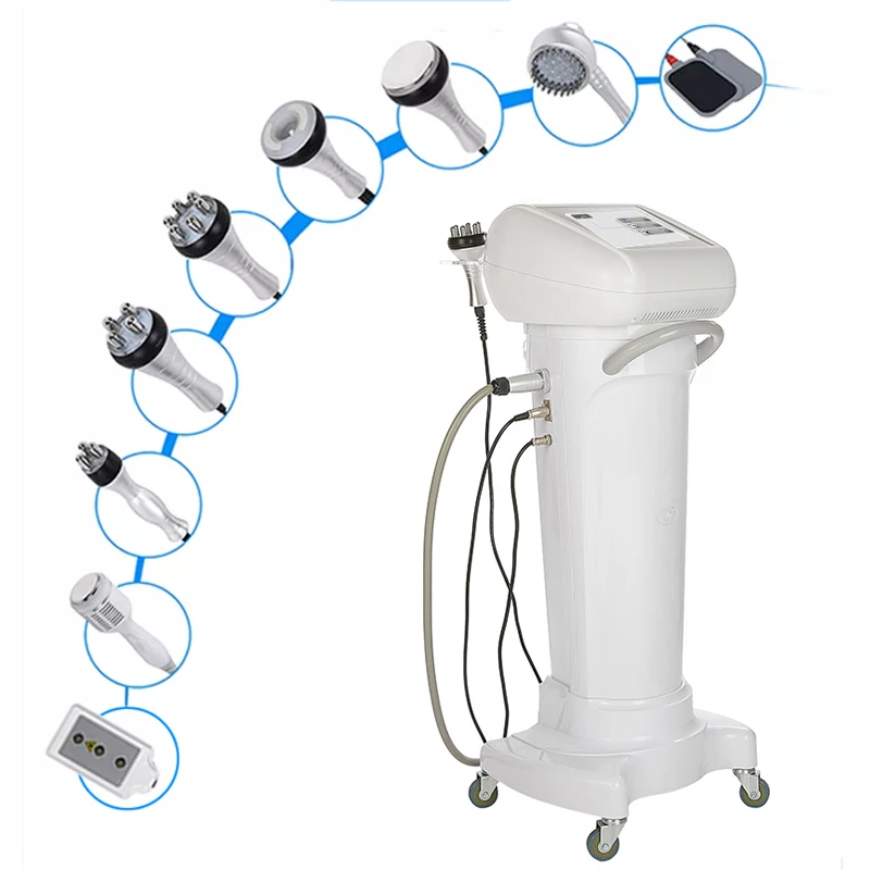 New 9 In 1 Vacuum Cavitation Rf Body Slimming Beauty Machine Lipolaser Ems Weight Loss Rf Body Slimming Beauty Machine