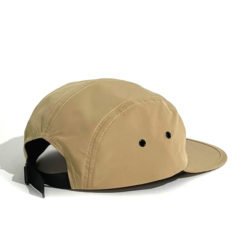 Five panel camp cap new york baseball sport cap plastic buckle nylon 5 panel caps and hats