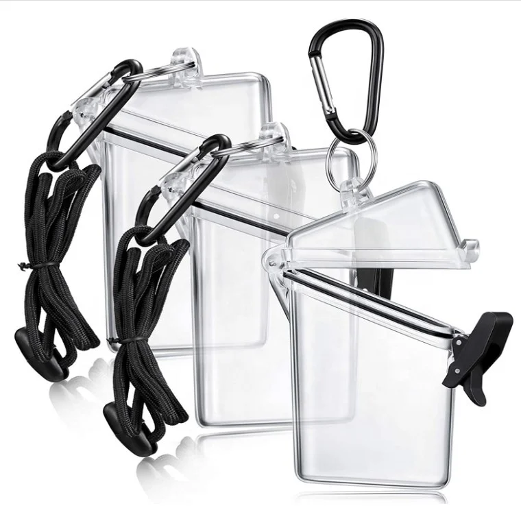 Yifan Factory Witz See It Safe Small Clear Waterproof ID Badge Holder Sport Case