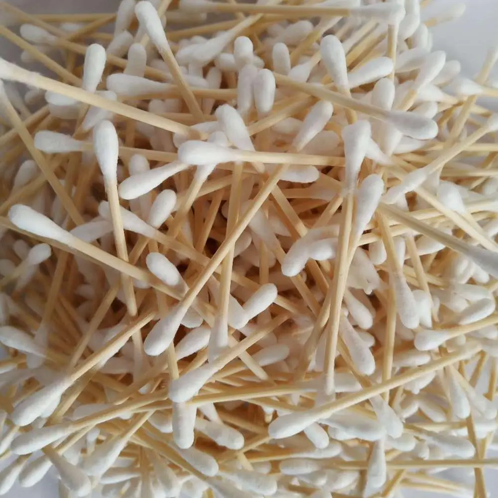 
In Bulk Bamboo Cotton Swabs Cleaning Disposable Baby Cotton Swabs Manufacturer 