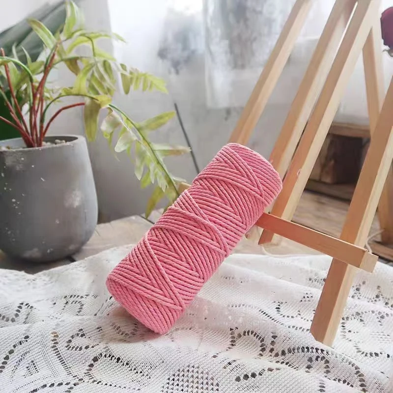 Factory Direct Supplier Eco-Friendly Cotton Rope Assorted Colors Arts And Crafts Creative Expression