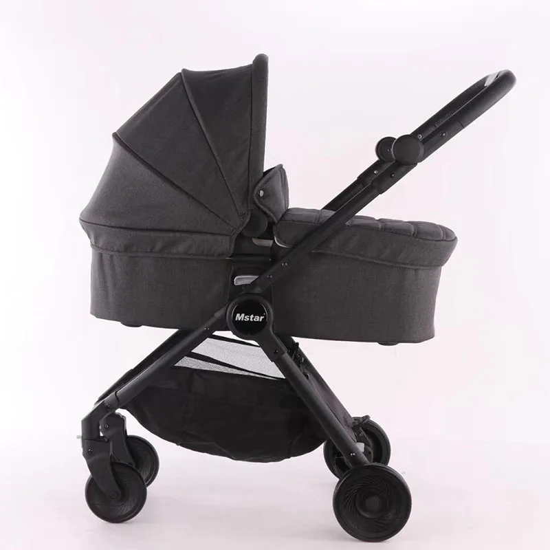Hot sale baby walker stroller 400D Linen twin baby stroller 3 in 1 baby stroller