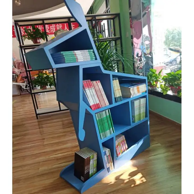 Chiquitos Creative Book Shelf Kangaroo animal bookcase Australia Hot Sale Kids Library Furniture Wooden Reading Bookshelf