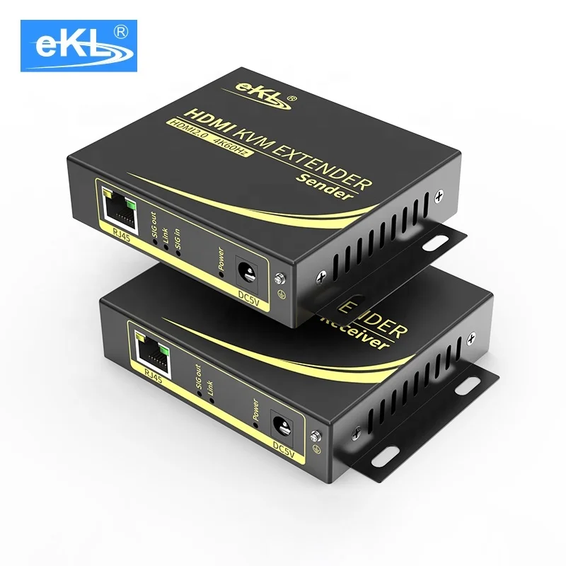 EKL 4K HDMI KVM удлинитель 2 0 100 м с аудио