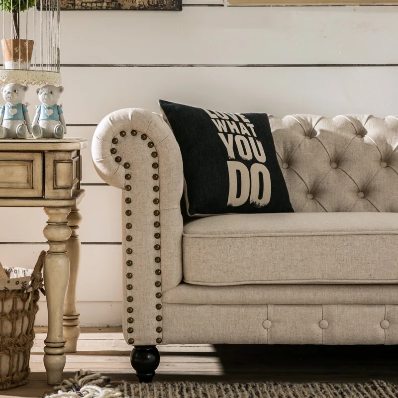 Italian Designs Luxury Fabric living room sofa sets