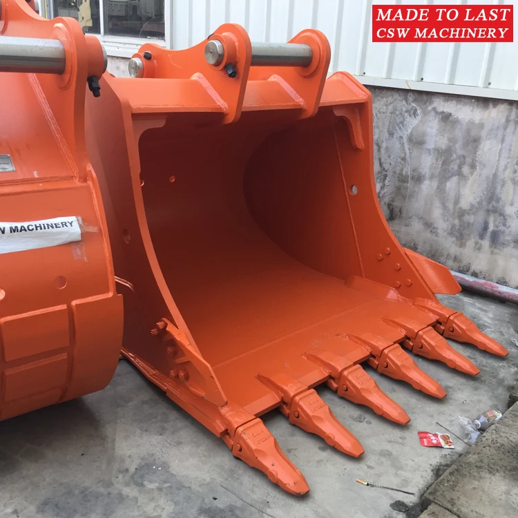 Customized HDR Rock Duty Bucket for Hitachi EX300 ZX330 ZX350 fit 28 - 35 ton Excavator Mining Digging Bucket