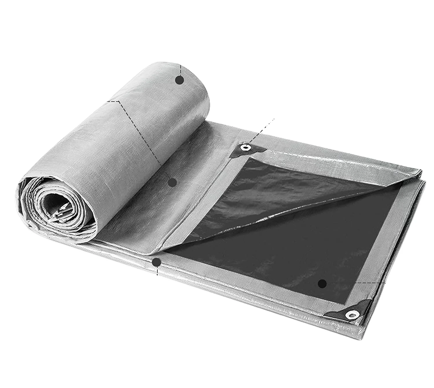 Truck Cover High Durability PE Tarpaulin Polyethylene Material