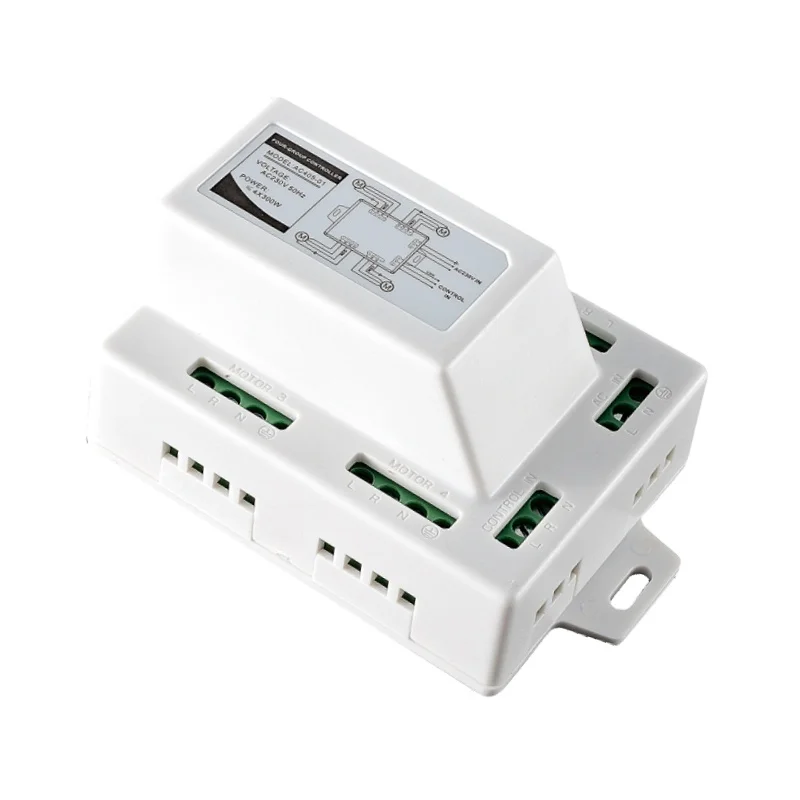 4CH Tubular Motor Group Control Controller Relay For Motorized Curtain Motors