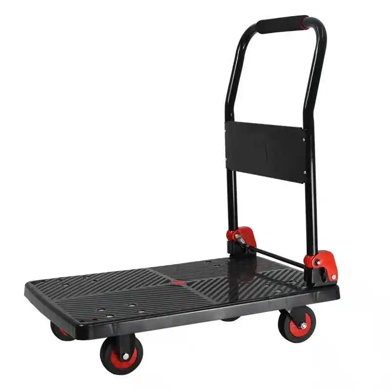Handcart Handy Cart Hand Sea Part Shop Handl Handle Trolleys Handling Trolley Display Foldabl Battery Industri Assembly 100Kg