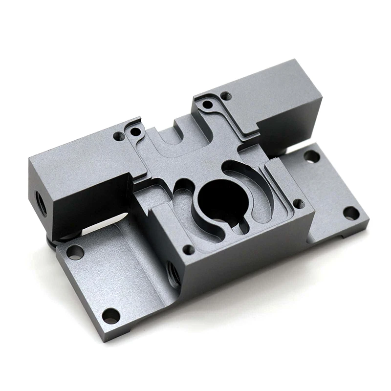 Manufacturer metal custom milling machining aluminum profile parts aluminum anodized keyboard