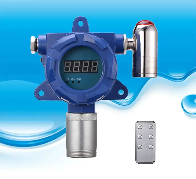 Industrial Fixed H2S Monitors Detectors for Oil Gas Station 0-100PPM