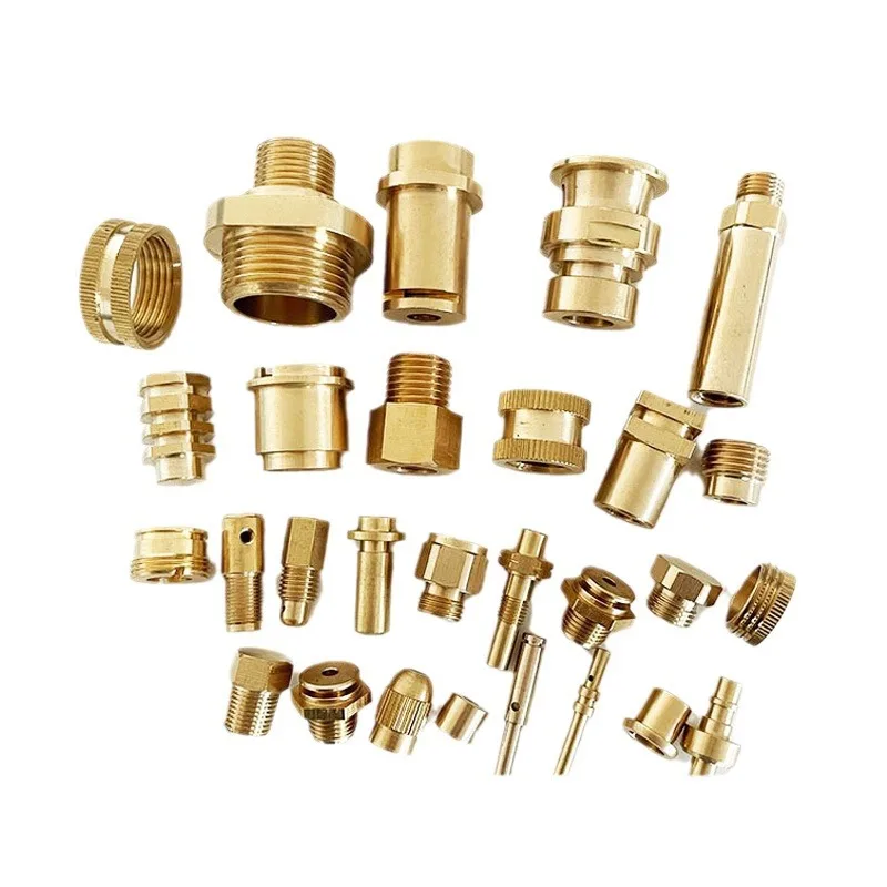 Custom design Aluminum parts Brass Precision CNC Parts hardware supplies CNC lathes machining parts