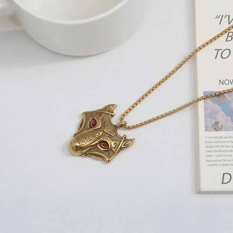 Wholesale Fashion Stainless Steel Necklace Retro All-Match Titanium Steel Clavicle Chain Men Women Pendant