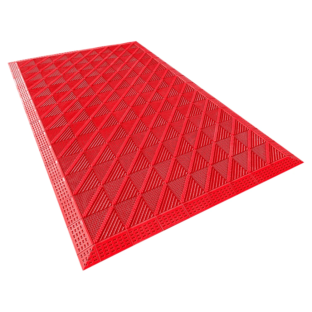 Indoor Hot Sales anti slip indoor outdoor mat EVA Material anti dust floor mat Nylon66 Brush Interlocking Door Mat