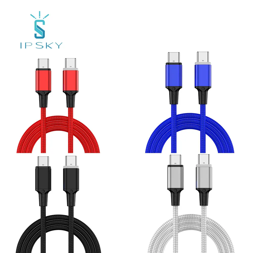 Wholesale IPSKY newest PD 100W type-c to type-c  C to C magnetic cable for laptop computer