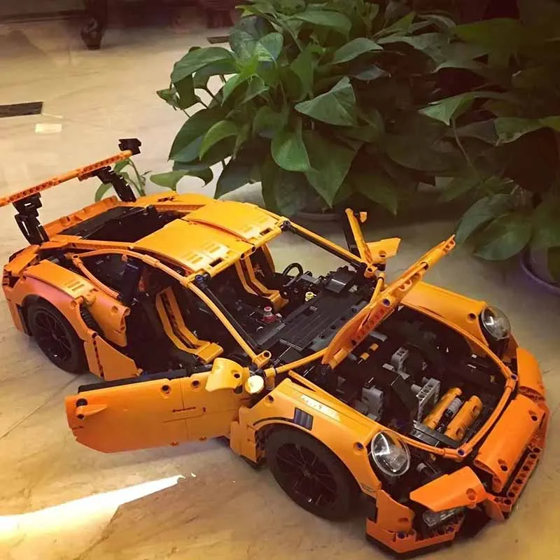 2750pcs Super Racing Car Model Building Blocks Bricks Technical The Pors CHeding 911 GT3 RS 20001 Compatible LegoINGlys 42056