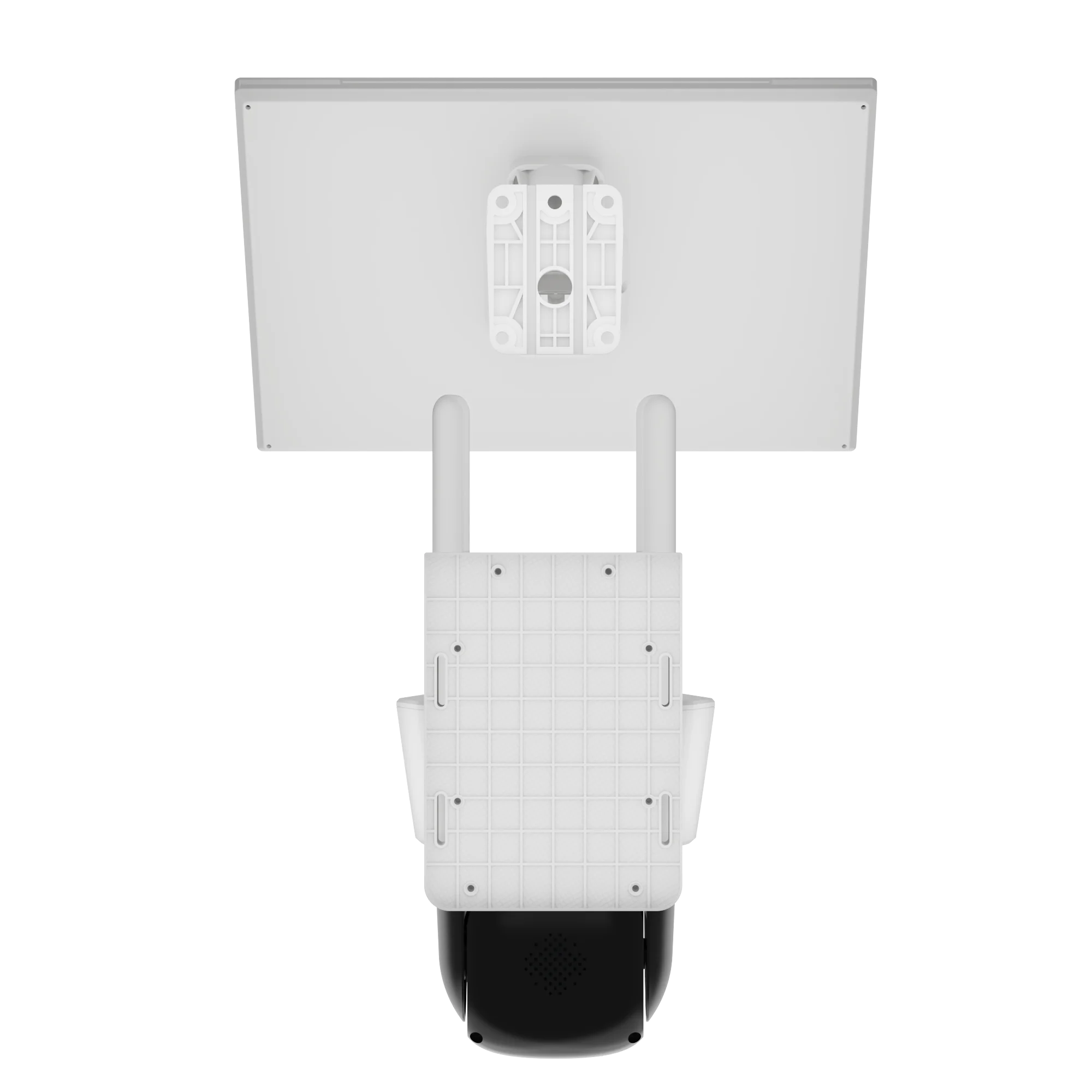 Exhibition IS C Hot Sell America 4G Version Best Wireless Solar camera triple lens 4MP IP65 PIR AI Detection Outdoor Camera