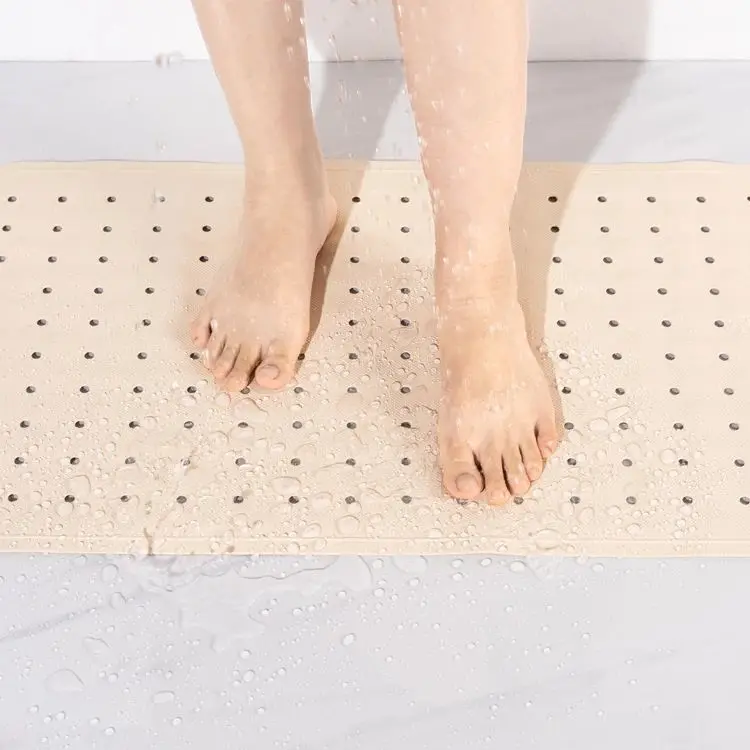 Natural Rubber Bath Mat Anti Slip Bathroom Loofah Shower Tub Mat Waterproof Anti-slip Bath Mat