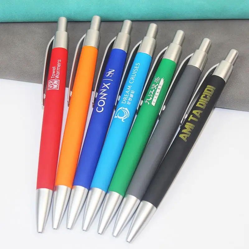 Logo Projection Promotional Flashlight With Different Color Mini Metal Custom Bic Pens Ballpoint Pen