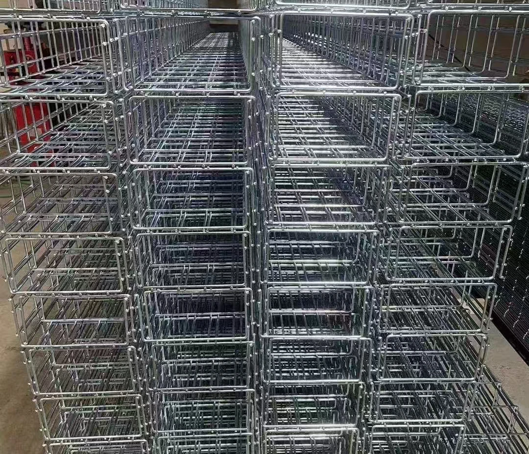 Pre-Galvanized Powder Coated Cable Tray with Stainless Steel Aluminum Wire Mesh Durable and Stylish